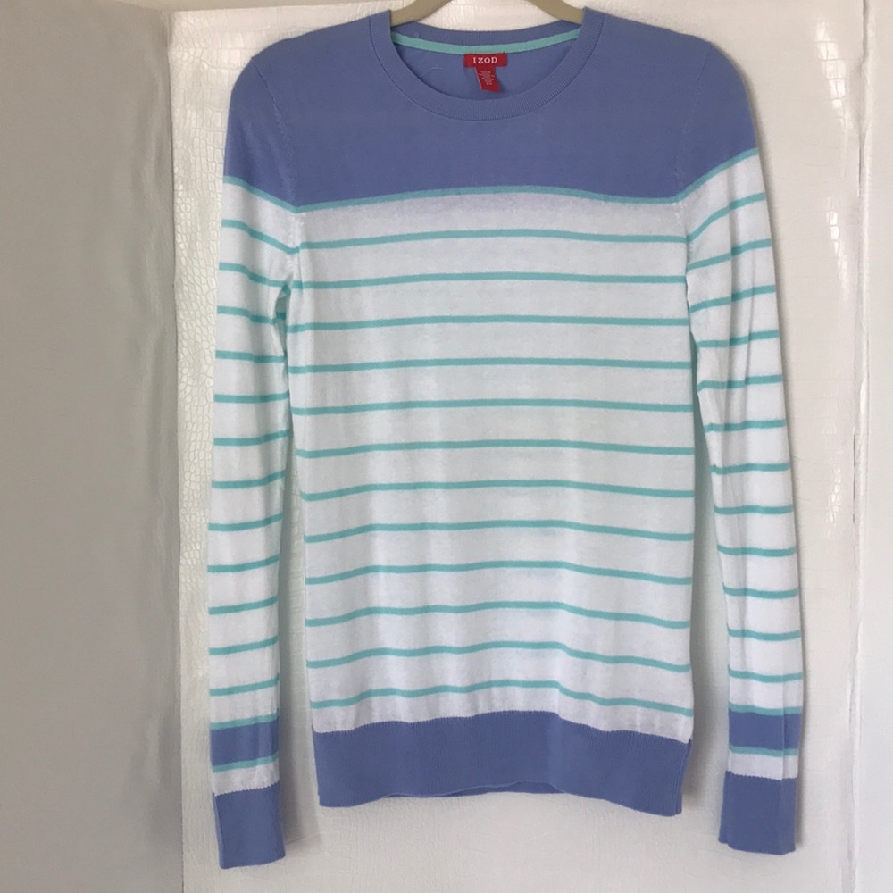 IZOD STRIPES SWEATER. - Picture 1 of 6